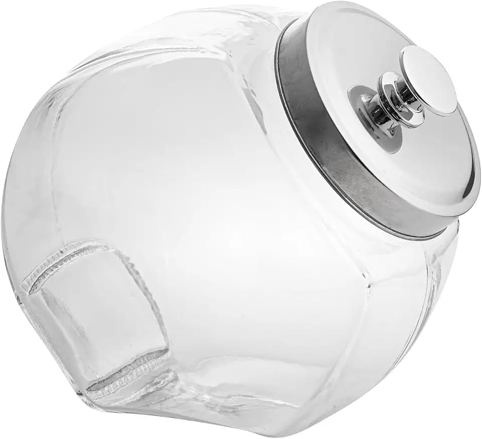 Restaurantware 0.5 gal Vetri Glass Penny Jar, 3 Pack