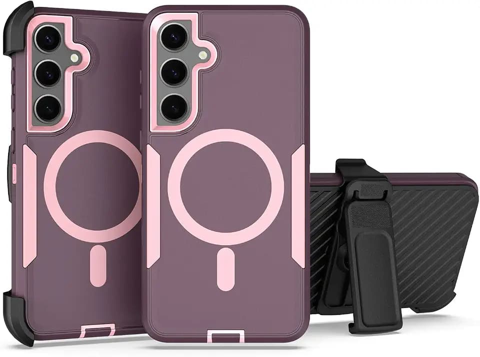 Designed for Samsung Galaxy S24 Case,Purple Rose