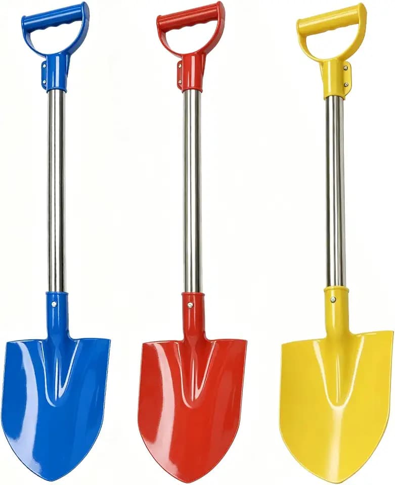 Heavy Duty Beach Shovel, Stainless Steel Kids Shovel Detachable for Kids Beach Sand Shovels Perfect for Digging Sand at The Beach for Kids and Adults. (24inch)