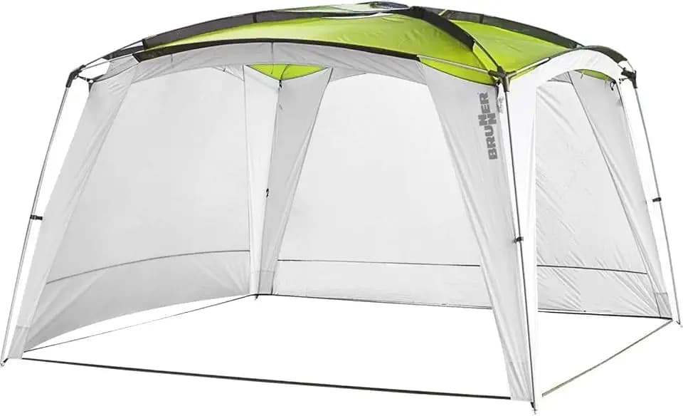 BRUNNER 2-teiliges Seitenwandset für Leichtpavillon Medusa II. 4 m x 4 m grün