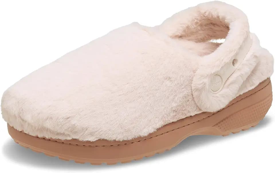 Crocs Unisex-Adult Classic Unfurgettable Lined Clogs, Fuzzy Slippers