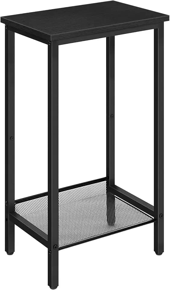 HOOBRO Tall Side Table, Telephone End Table, Small Tall Nightstand