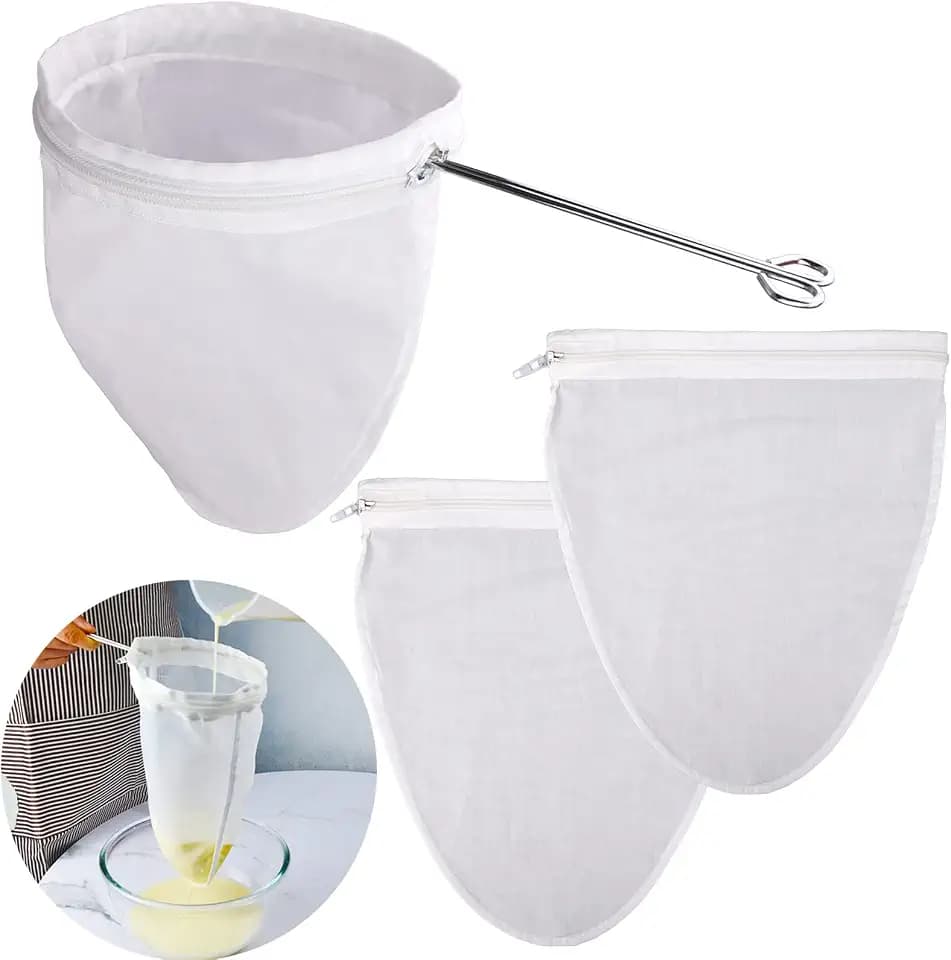 WMKGG Ultra Fine Mesh Strainer Bags, Reusable Mesh Filter Bags