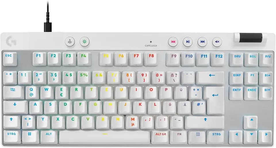 Logitech G PRO X TKL RAPID Tenkeyless kabelgebundene Gaming Tastatur