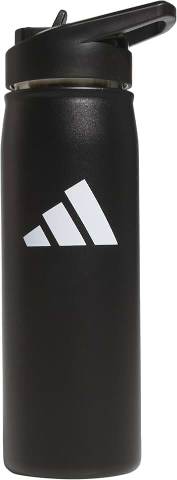 adidas Straw Lid Metal Water Bottle 600 mL