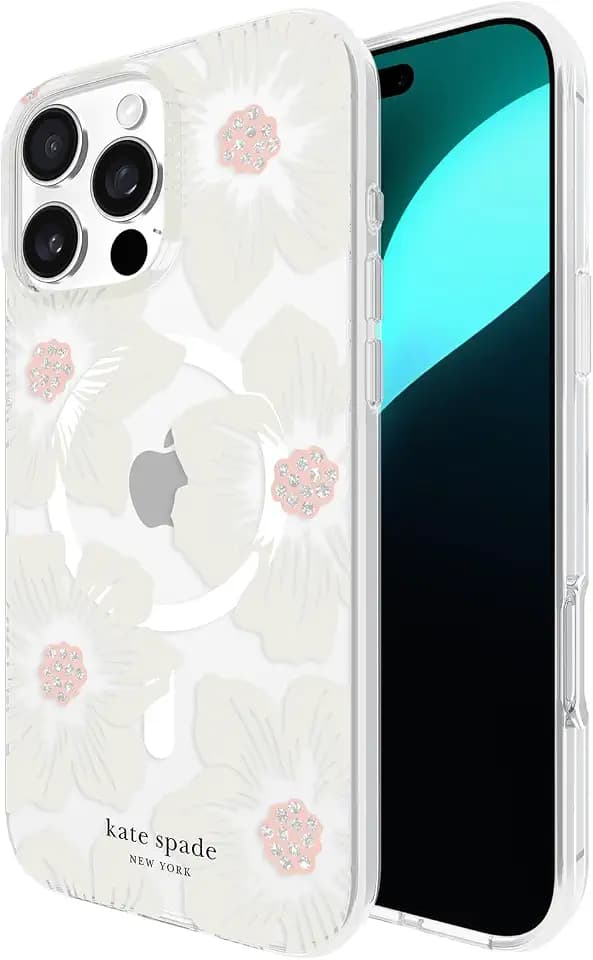 kate spade new york iPhone 16 Pro Max Case - Hollyhock Cream Floral