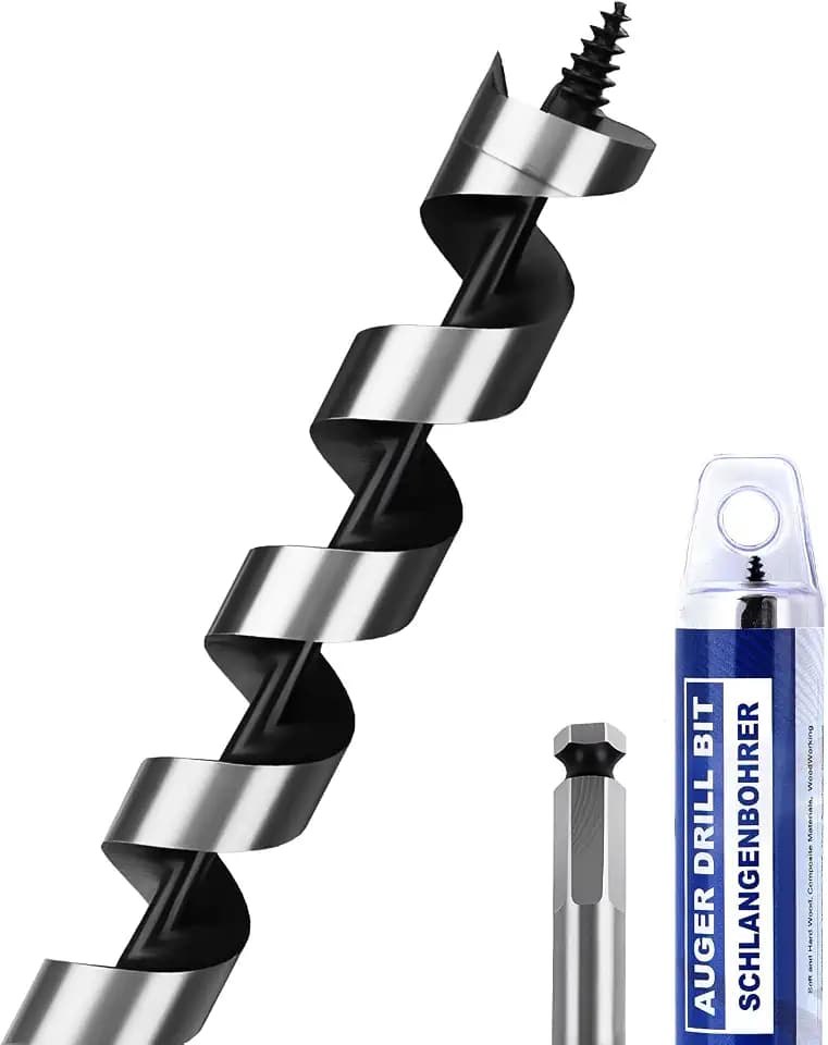 1-3/16" X 11.8" Auger Bit for Wood, 30x300mm Hex Long Auger Drill Bit