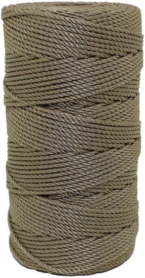 #36 Golden Tan Rosary and Craft Twine - Twisted Nylon Twine 1 lb Tube 550 Feet
