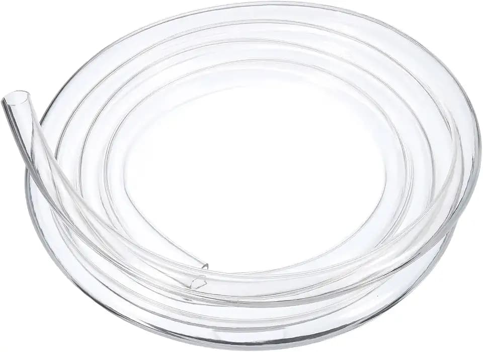 uxcell PVC Tubing, 17mm ID x 21mm OD - 10 Feet Long Clear Vinyl Water Pipe