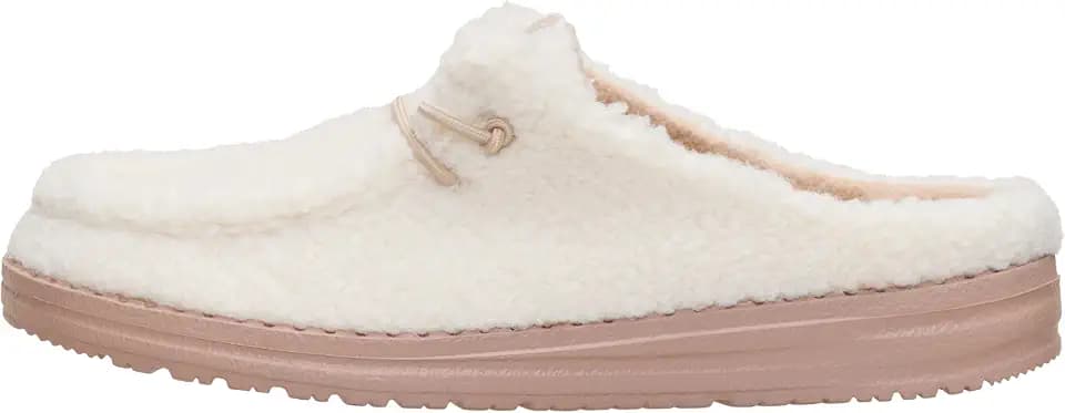 HEYDUDE Women's Wendy Sherpa Slip On Mule | Sherpa Upper