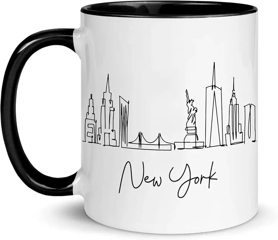 New York City Mug, NYC Coffee Mug, New York Coffee Cup Gift for Women Men, NYC Gift Souvenir