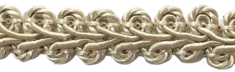 BEL AVENIR Braid Trim Beige 1/2 inch 13.6 Yards French Gimp Trim