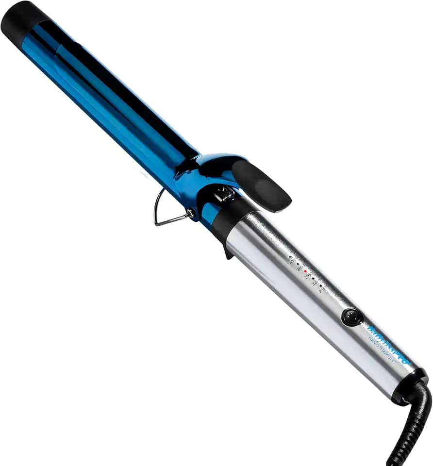 BabylissPRO Nano Titanium Professional Curling Iron with Extended/Long Barrel Perfect for Longer Hair