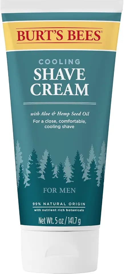 Burt s Bees Cooling Shave Cream with Aloe & Hemp For Men 5 Ounces (3 Pack)