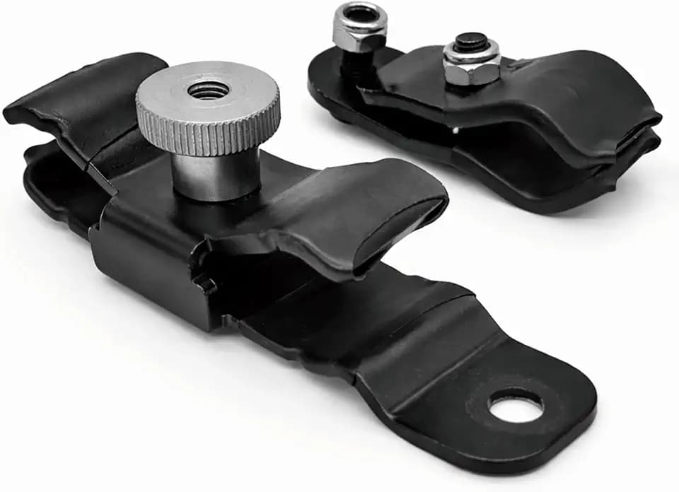 FR SÉCURITÉ FR405 Motorradschloss Halterung FR50 U-Schloss Halter Ø18mm für Motorrad Rahmen Integrierter Diebstahlschutz Transport Schnelle Montage Rohre 18–30mm oder Fußraste Stabil ohne Vibrationen