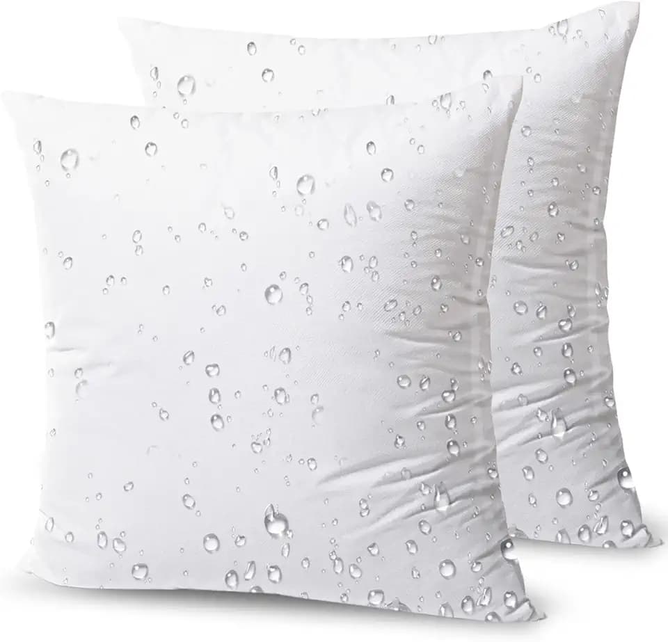 Phantoscope Outdoor Pillows Waterproof 20x20 Outdoor Pillow Inserts 2 Pack