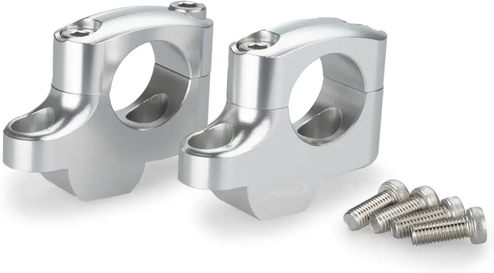 Puig 21801P Pullback Lenkerklemmen modellspezifische Ausführung, Silber