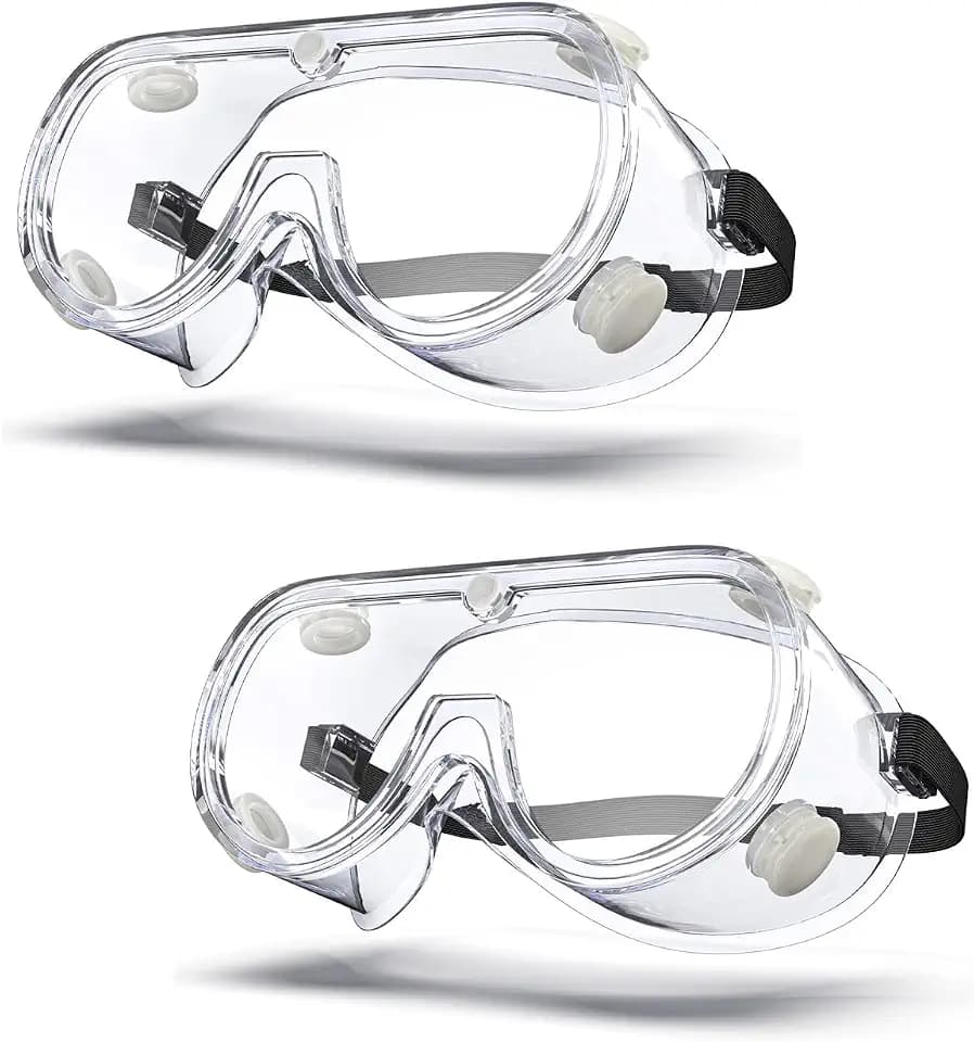 Anti-fog Safety Goggles ANSI Z87.1,Adjustable Chemistry Lab Goggles Over Glasses