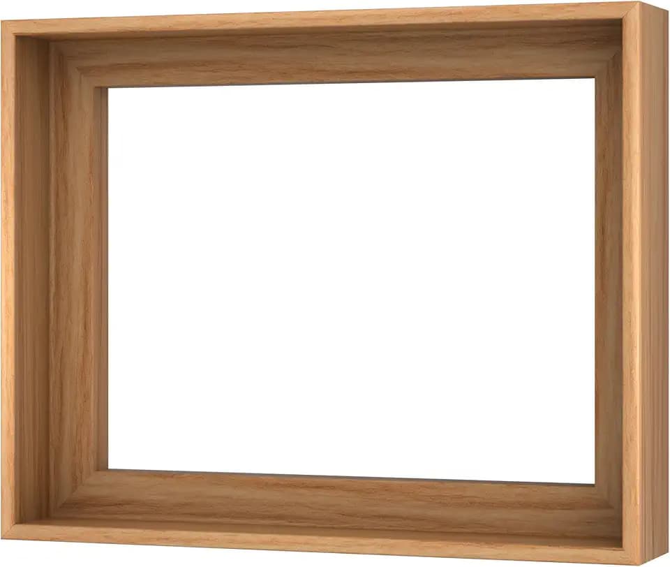24x30 Light Brown Canvas Floater Frame for Stretched Art