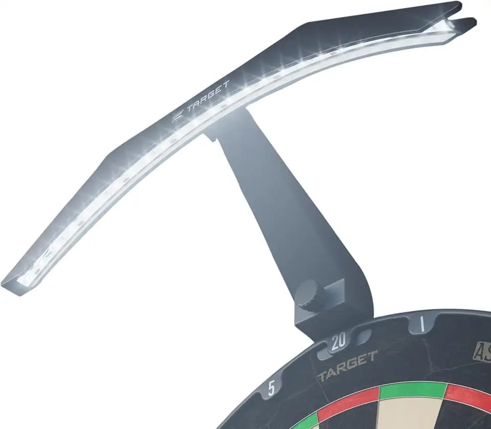 Target Darts LED Dartboard Light - Bright Dart Board Lighting | Extra Long 3m Cable | Securely Fits All Dart Boards | Easy Assembly | Professional Darts Accessories