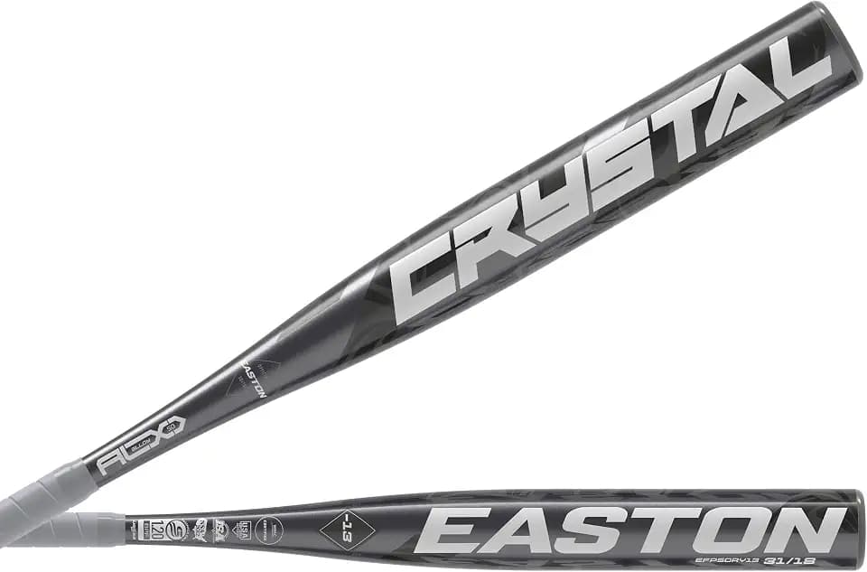 Easton | Crystal Fastpitch Softball Bat | -13 Drop | 1 Pc. Alloy | Approved for All Fields