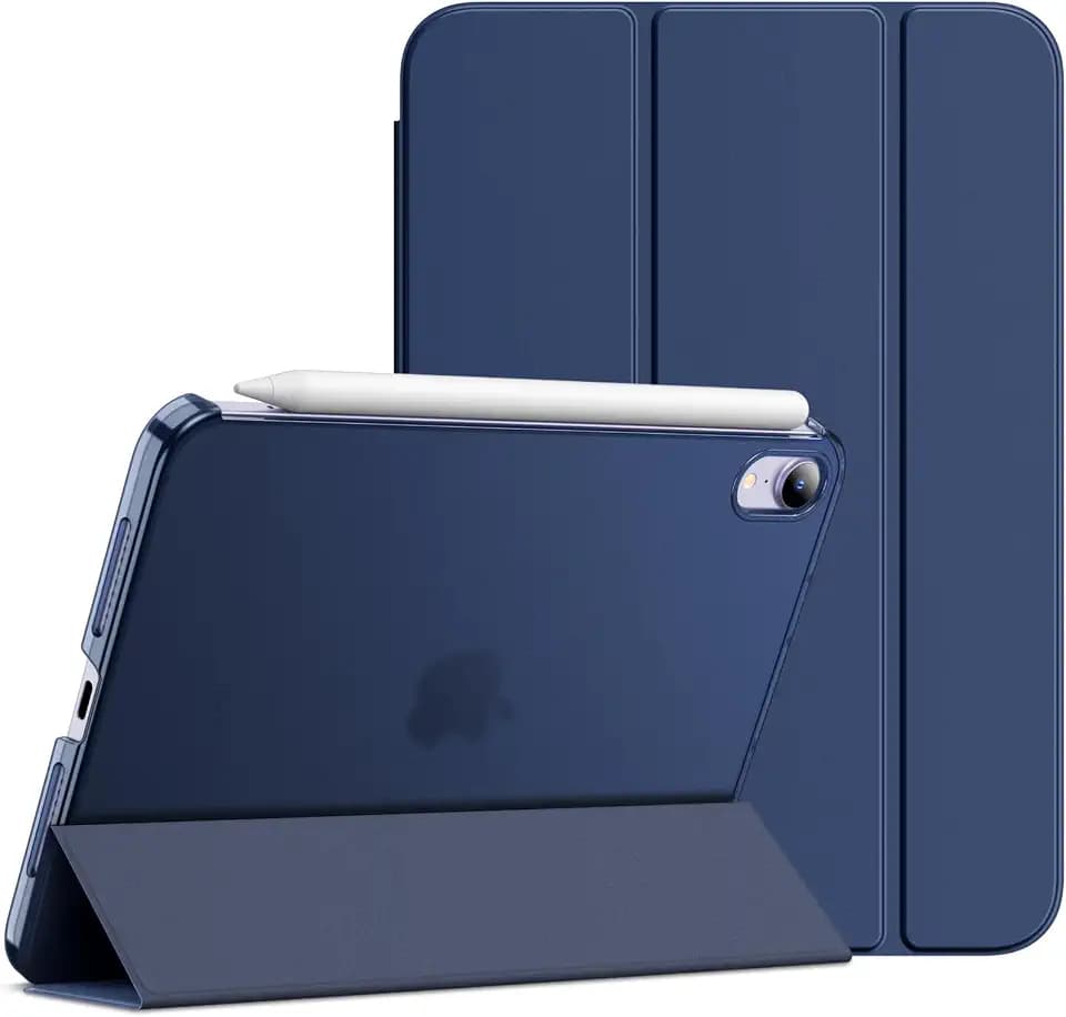 JETech Hülle für iPad mini A17 Pro/6. Gen, Navy Blau