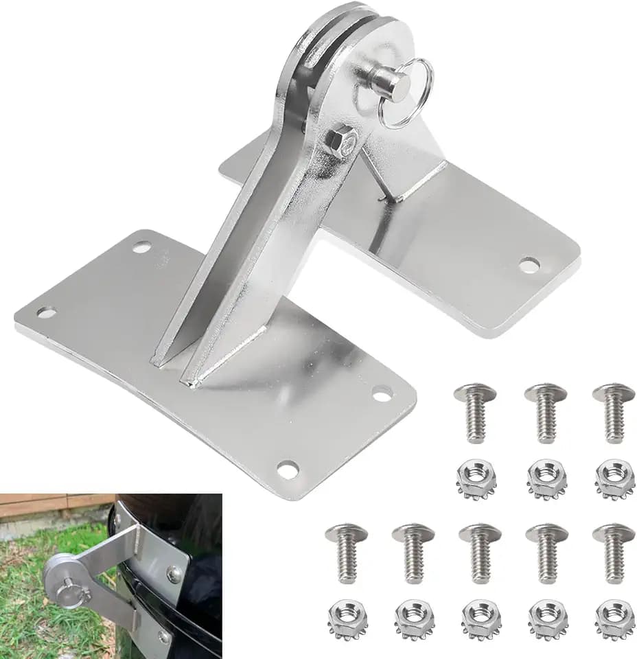 Stainless Hinge Gasket Kit for Weber Smokey Mountain WSM Smoker Grill