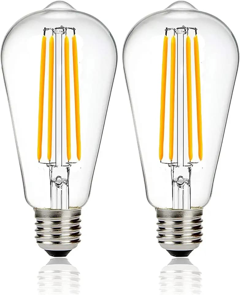 SHUWDKAR 12V Light Bulb 2700K Warm White E26 12V LED Bulb 12V-36V DC/AC
