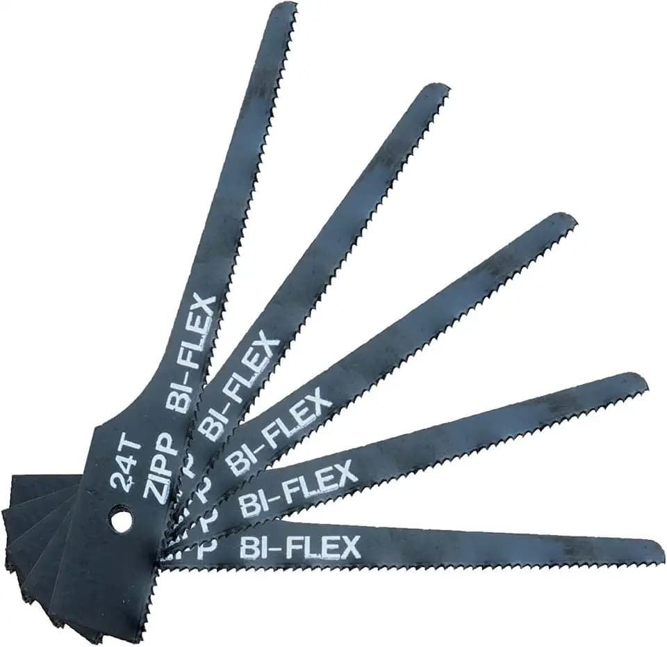 Chicago Pneumatic 8940158776-24 Tooth (24T) Reciprocating Saw Blades, 4 Inch (101 mm) Long - (5 PCS)