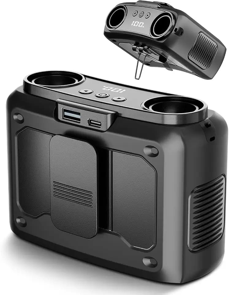 20000mAh Personal Fan, 22000RPM Dual Motors Portable Fans, True High Speed