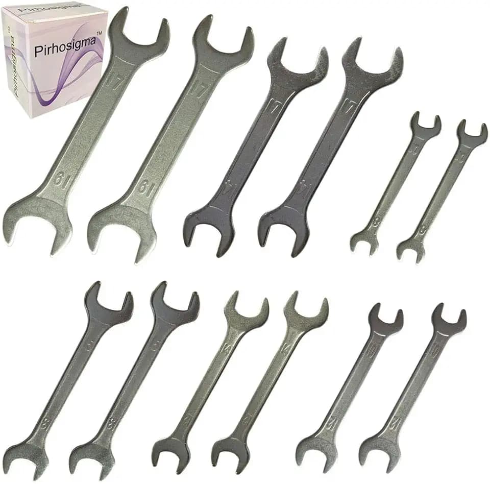 2 sets Double Ended 8 mm thru 19mm Cone Wrench Bicycle Tool Kit Spanner Bike Cycling Multi Set