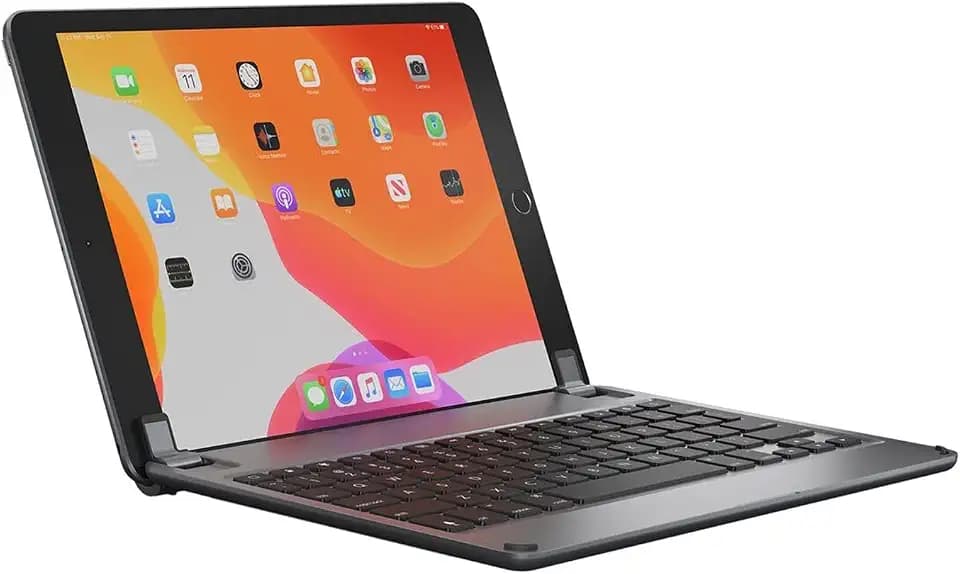 Brydge Kabellose Tastatur 10.2, kompatibel zu iPad Modelle 9, 8. und 7. Generation (2019, 2020, 2021) Englische QWERTY-Belegung