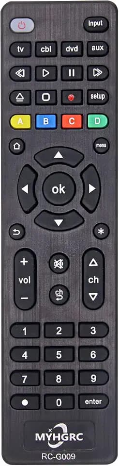 Universal-Fernbedienung für alle Fernseher, Blu-ray/DVD Player, Streaming-Media-Player, Soundbars, Kabelempfänger und alle Audio-/Videogeräte – Einfache Einrichtung