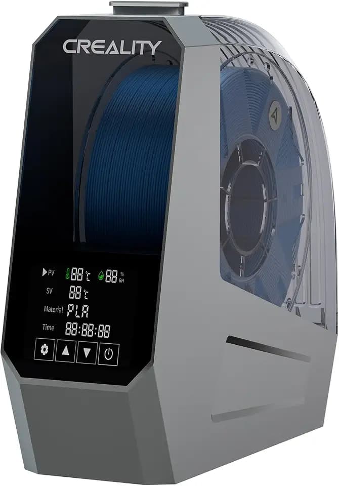 Creality Space Pi Filament Dryer Box, Double 360° Heating with Fan & Touch Screen, 3D Printer Dry Box for PLA PETG ABS TPU Nylon (1.75/2.85/3mm)