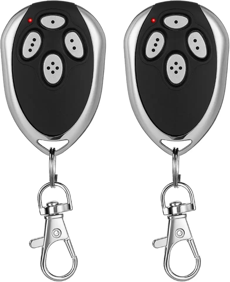 Kingdder 2 Pcs 4 Channels Gate Opener Remote Compatible with Aleko LM123