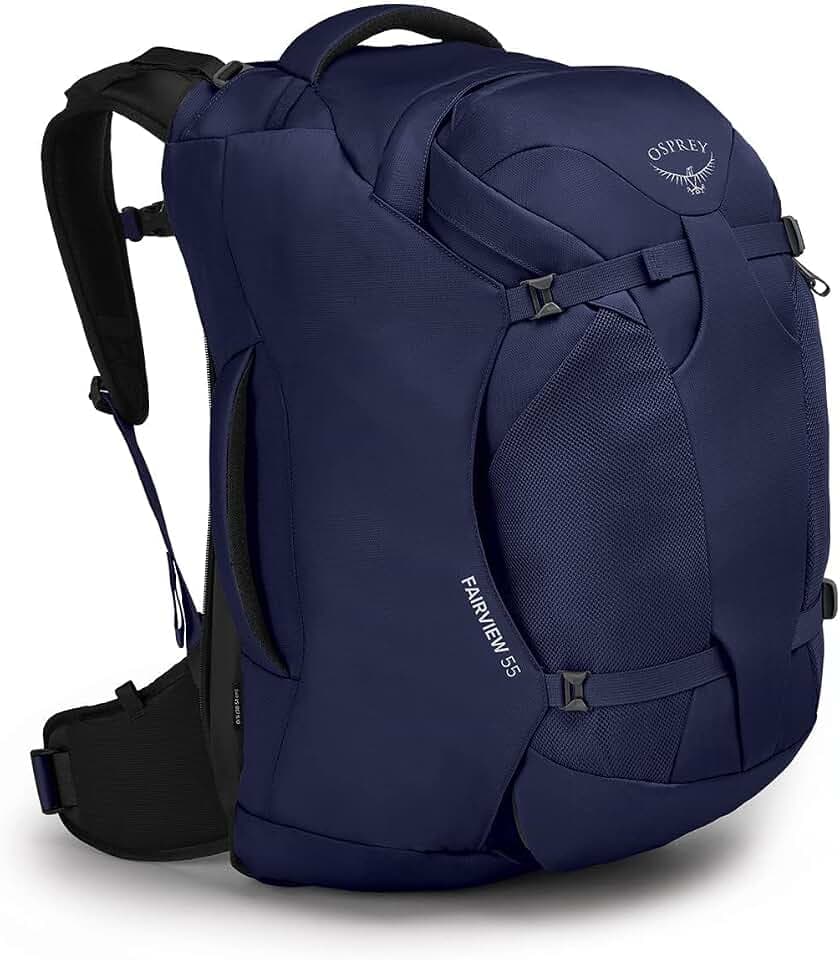 Osprey Fairview 55L Women's Travel Backpack, Winter Night Blue
