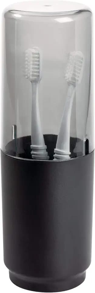 iDesign Austin Covered Holder, Holds Regular and Electric Toothbrushes