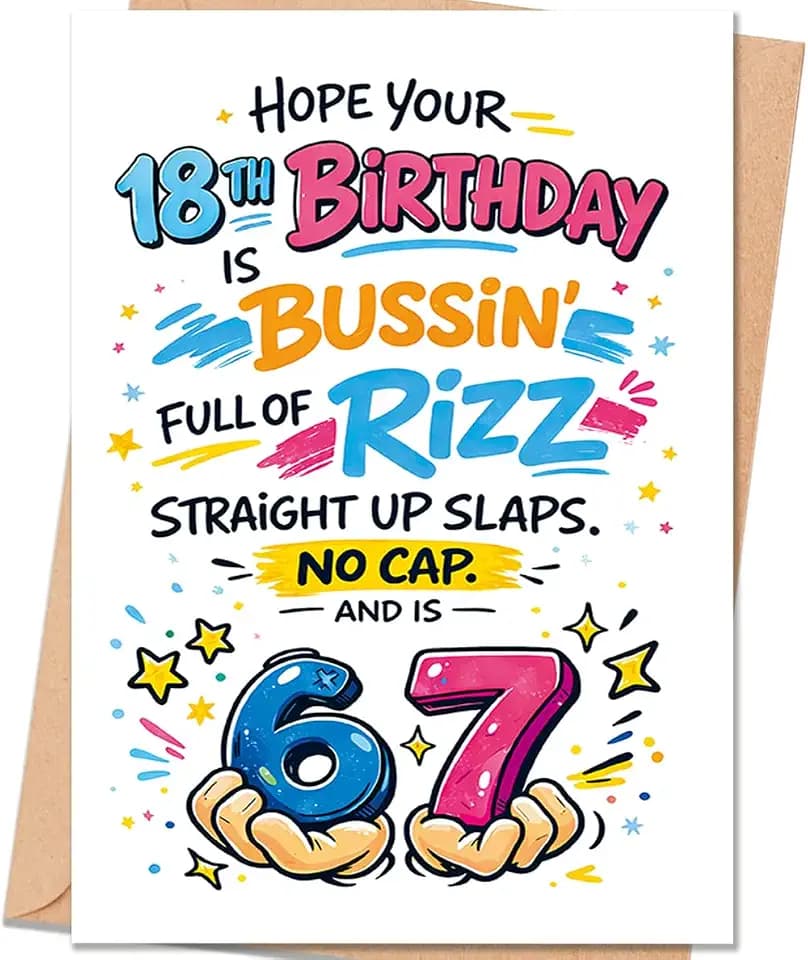 18th Birthday Card Gifts for Boys Girls Son Daughter