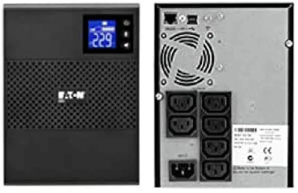 Eaton 5SC – Line‑Interactive USV – 5SC750I – 750VA 525W – 6× IEC C13, Sinuswelle, AVR, LCD, USB & RS232 – Schwarz (B00F3WDDTA)