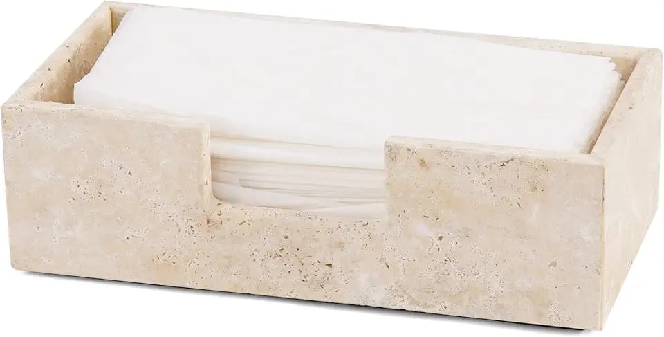 Radicaln Marble Tissue Box Cover Rectangle for Bathroom & Office Desk 10 in