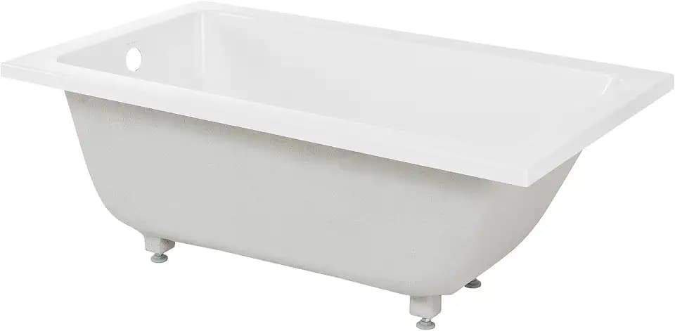 Swiss Madison Voltaire 54" x 30" Reversible Drain Drop-In Bathtub