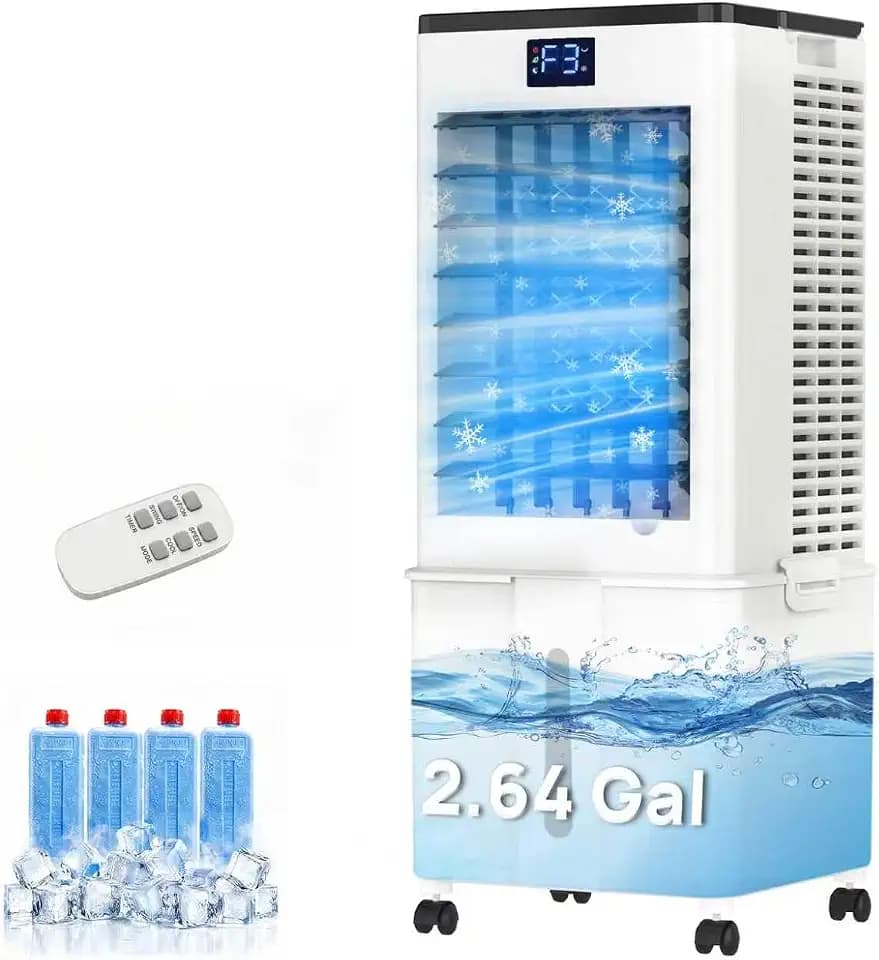 Swamp Cooler, 26 ft/s Windowless Portable Air Conditioners for Room
