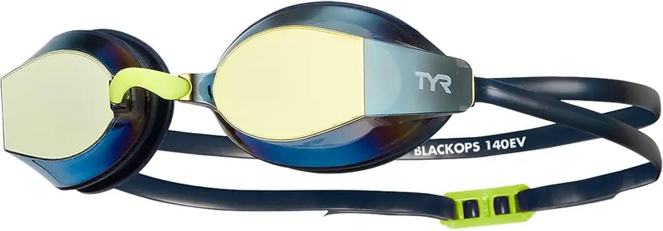 TYR Adult Black Ops 140 EV Goggles - Racing Performance Swim Goggles