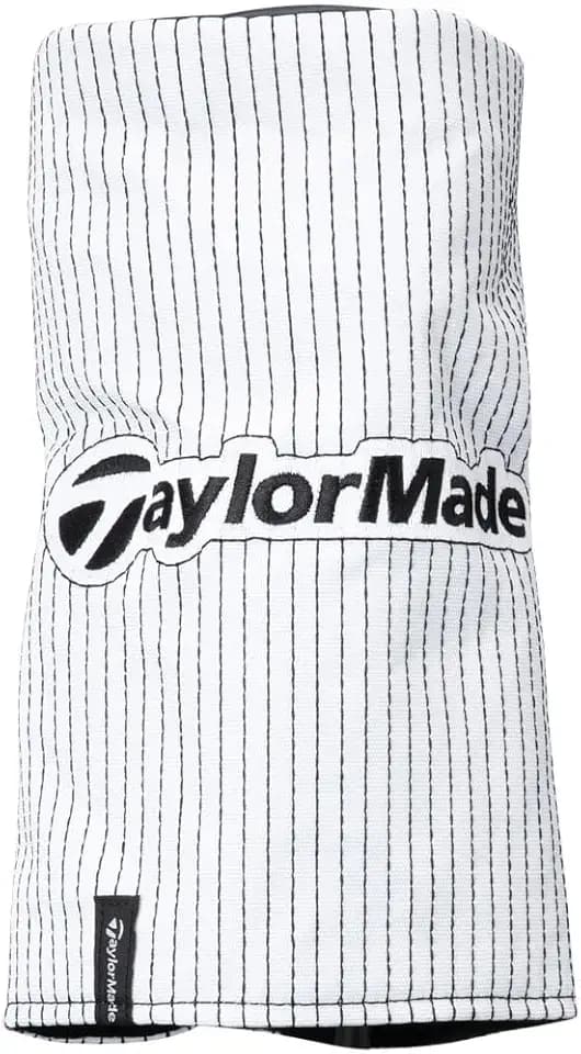 TaylorMade Golf BARREL DRIVER PINSTRIPE HEADCOVER,WHITE