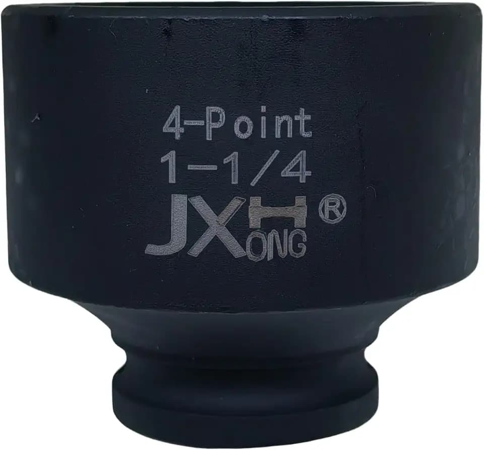 1/2" Drive 1-1/4" 4-Point Square Impact Socket