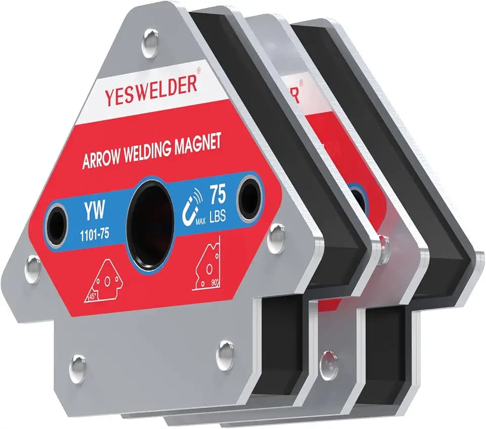 YESWELDER 75 lb Welding Magnet 2 Pc of Welding Magnet 75 lb Holding Power