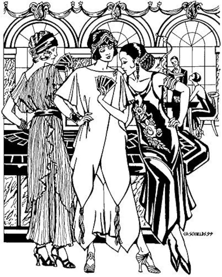 Folkwear 1920s Flapper Monte Carlo Dress Pullover Tunic Tops #264 Sewing Pattern (Pattern Only)