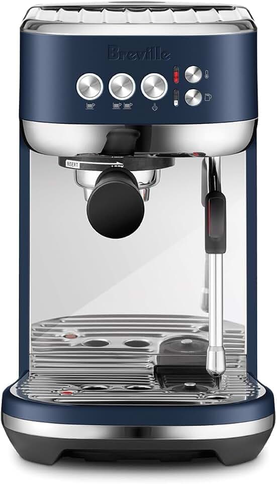 Breville BES500DBL Bambino Plus Espresso Machine, Damson Blue