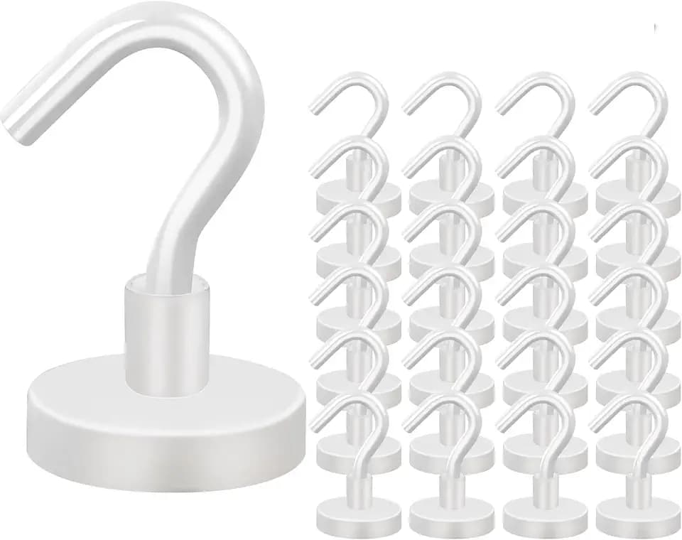 MIKEDE Magnetic Hooks, 28Pcs Cruise Essentials Strong Magnet Hook, 30LBS