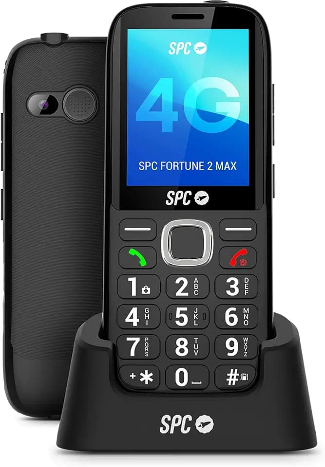 SPC Fortune 2 MAX - Seniorenhandy, 4G und Ladestation